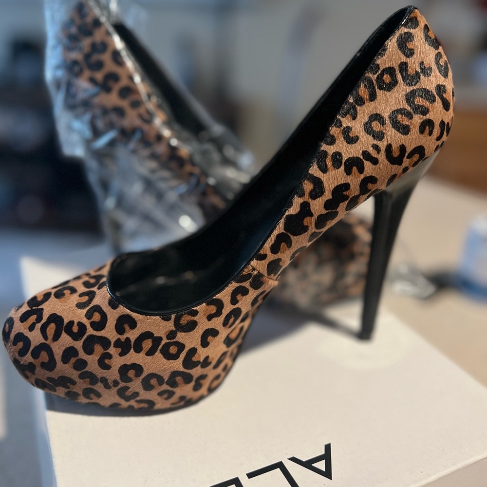 ALDO Leopard print heels.